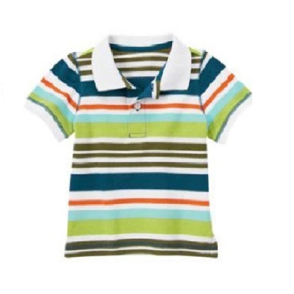 NWT Gymboree Jungle Explorer Stripe Polo 6-12 Months